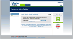 Desktop Screenshot of ebank.affinitycu.ca